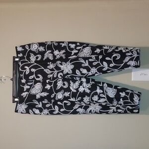 Principe embroidered Capri pants